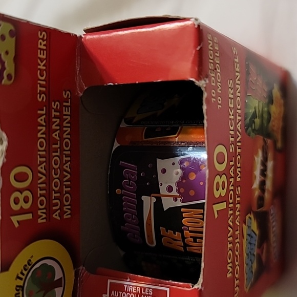 Teaching Tree Reward Motivational Stickers 10 Designs In Roll 180 Pieces - Picture 3 of 3